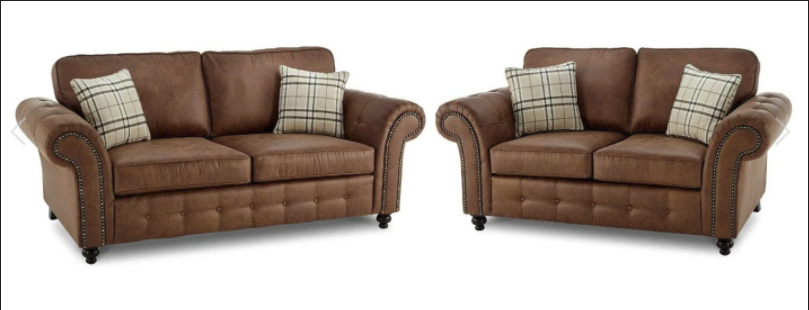 Oakland Faux Leather Sofa | Elegant & Luxurious | Cosy Club Sofas