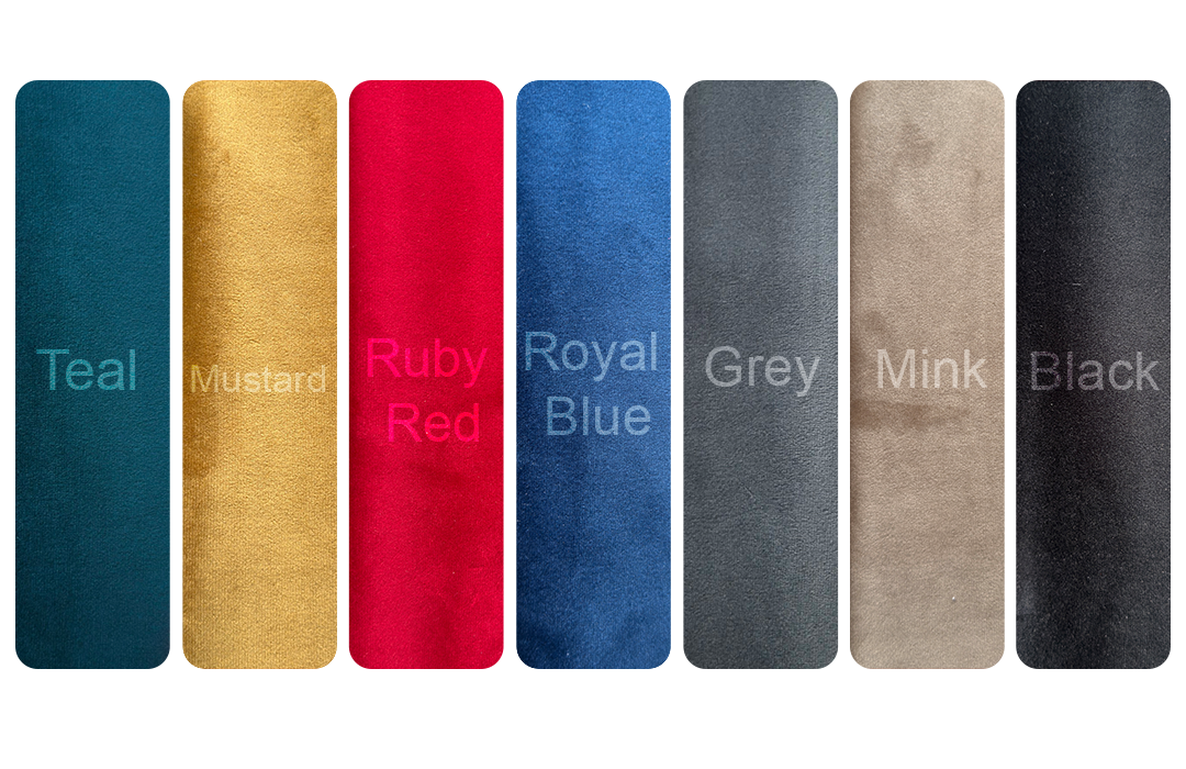 Bishop U Shape  Full back Sofa Plush velvet