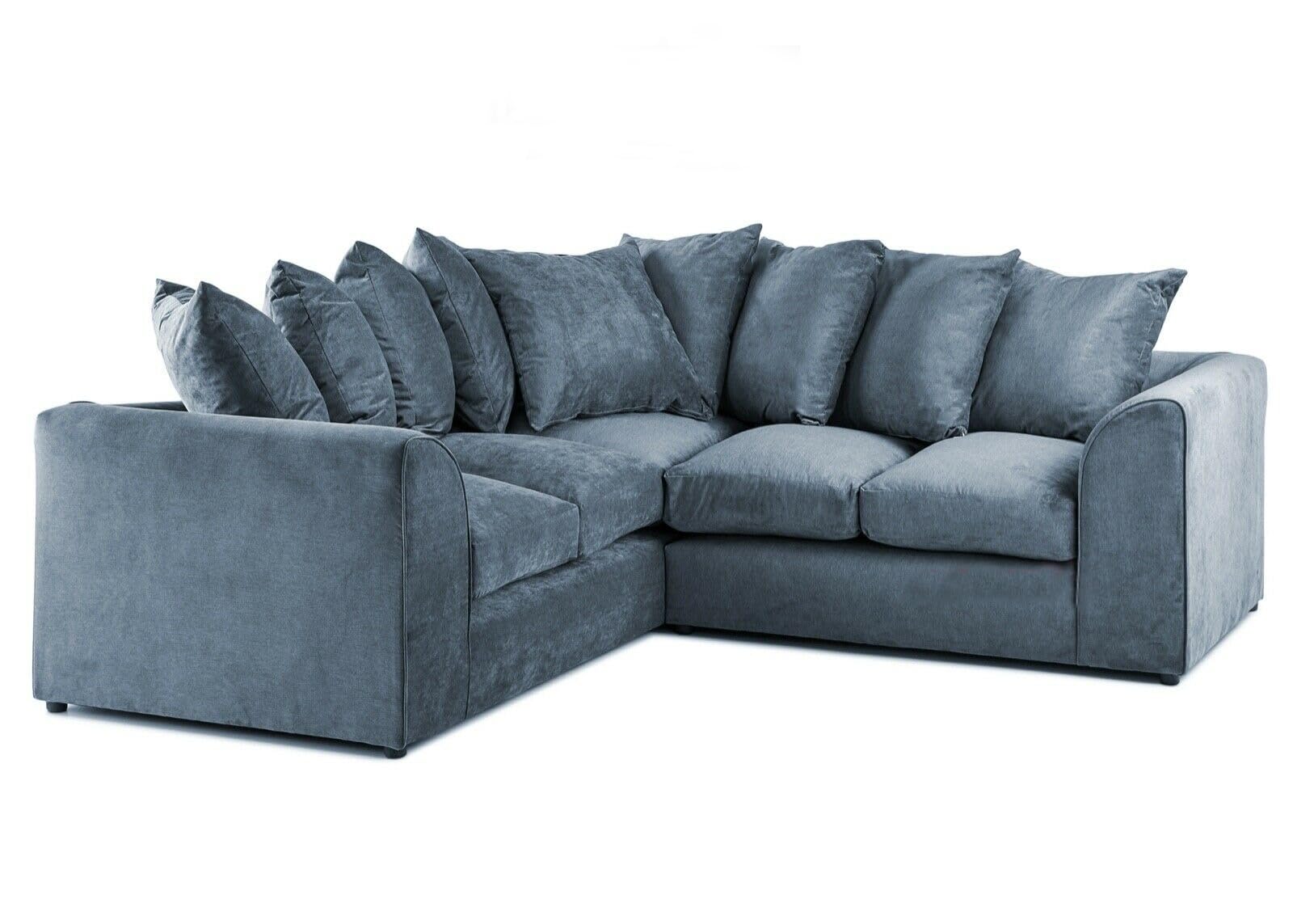 Dylan Scatter back | Plush Velvet Full Sofa Set