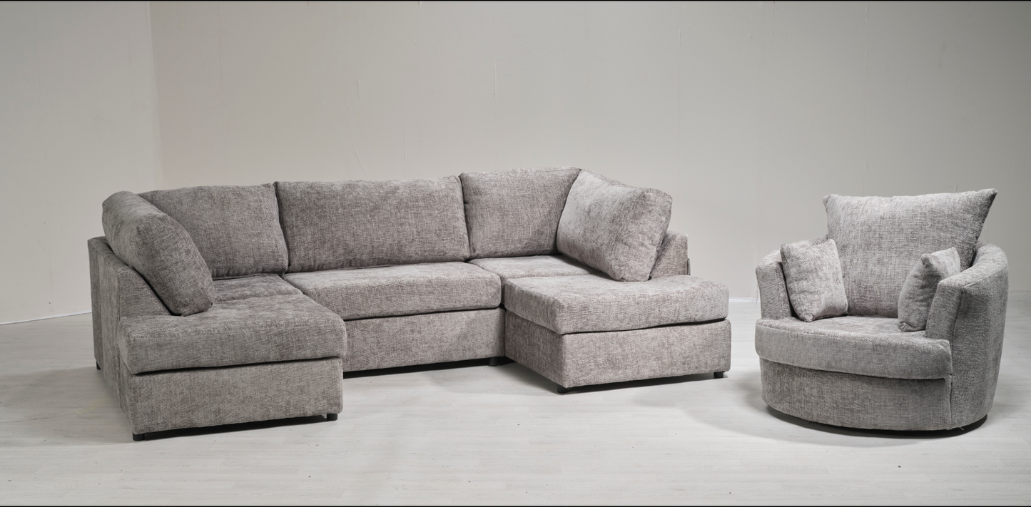U Shape Corner Sofa | Versatile Colors | Cosy Club Sofas