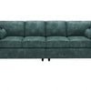 Alaska Henry Crushed Chenille Fabric 4 Seater Sofa