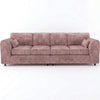 Alaska Henry Crushed Chenille Fabric 4 Seater Sofa