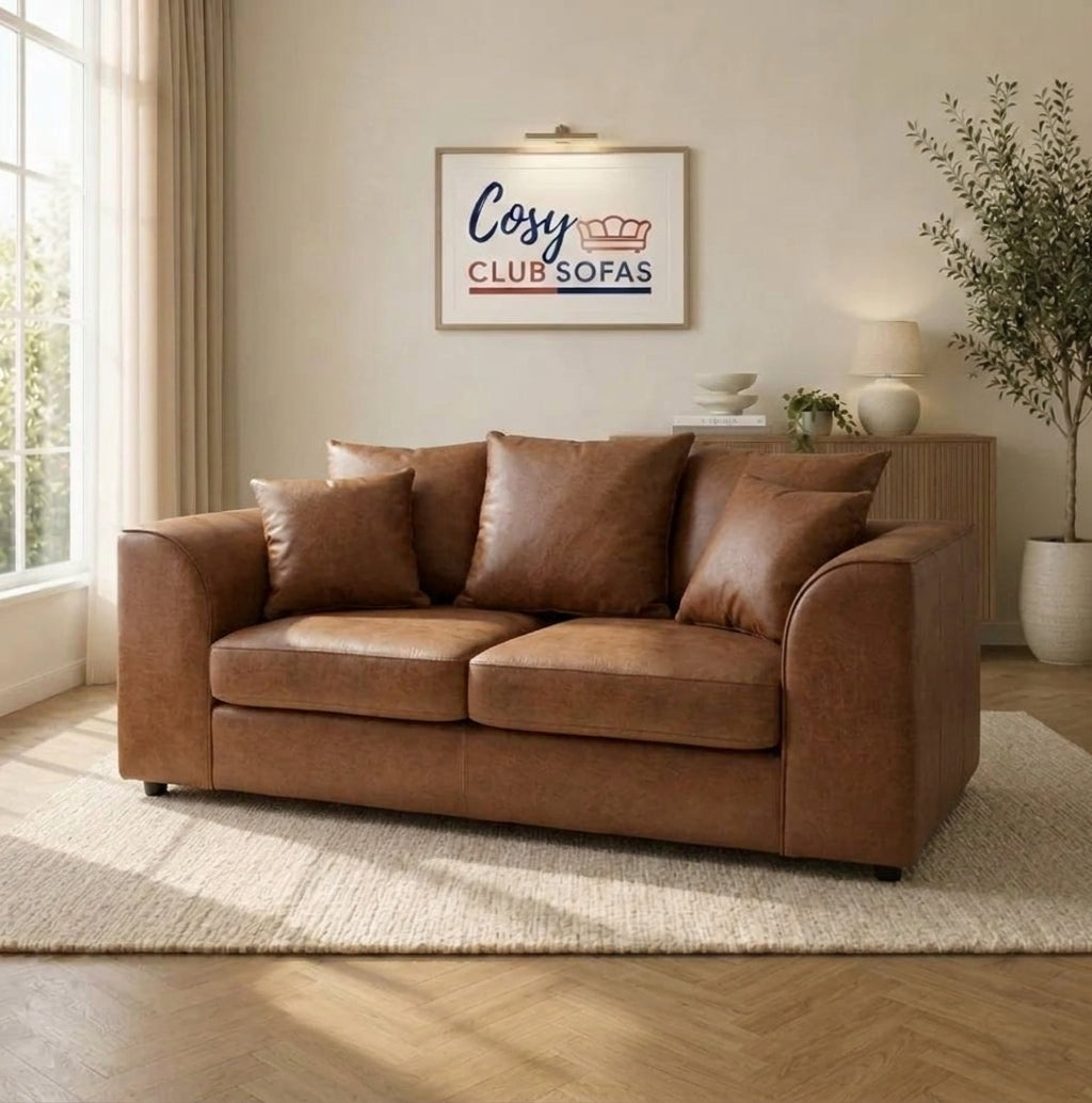 Chicago Faux Leather Sofa Suite