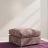 Alaska Henry Crushed Chenille Fabric 4 Seater Sofa