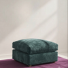 Alaska Henry Crushed Chenille Fabric 4 Seater Sofa