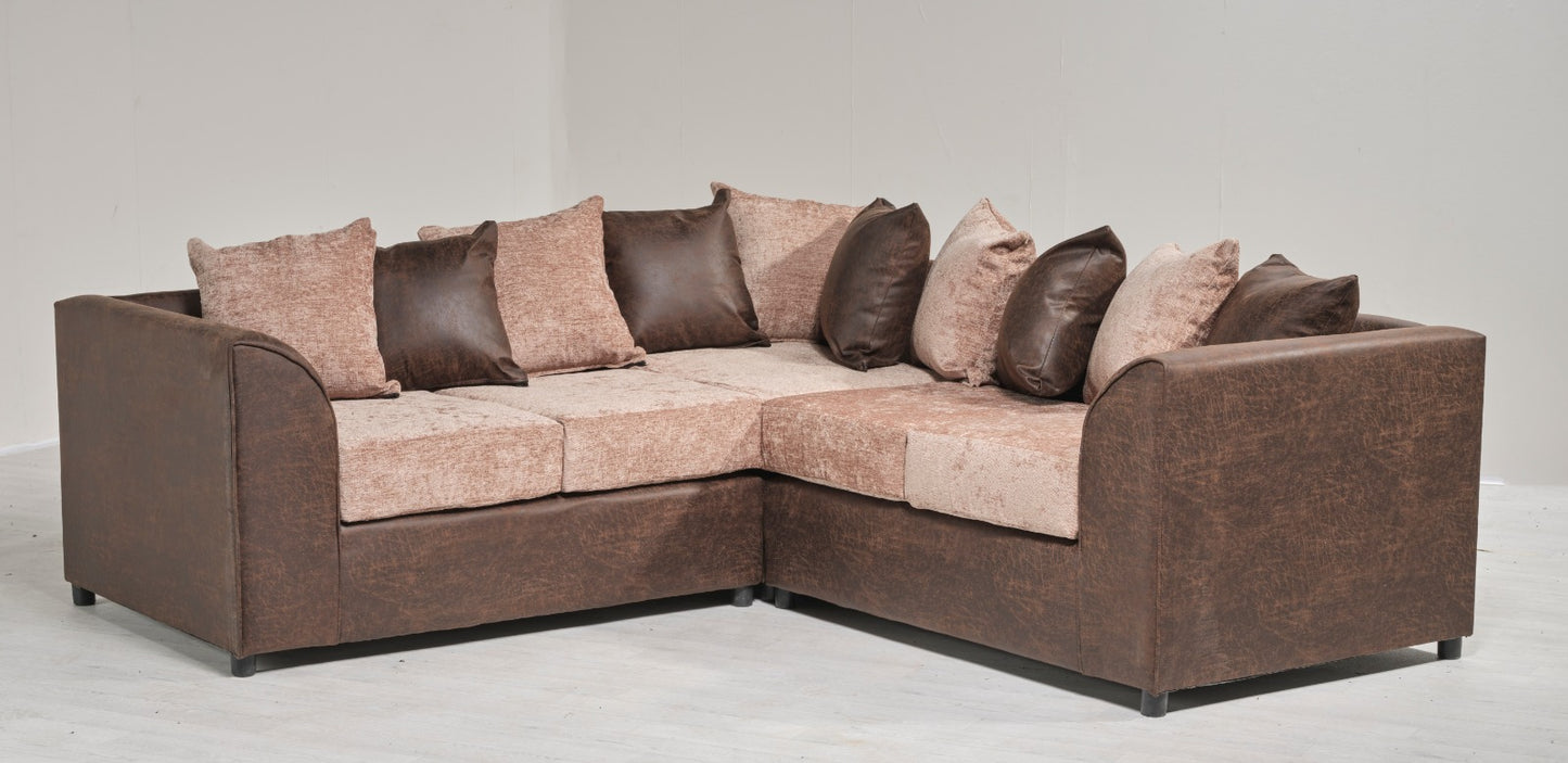 Jasper Corded Corner Sofa | Medium Size | Cosy Club Sofas