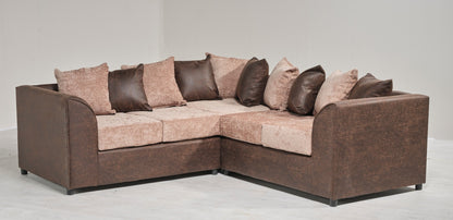 Jasper Corded Corner Sofa | Medium Size | Cosy Club Sofas