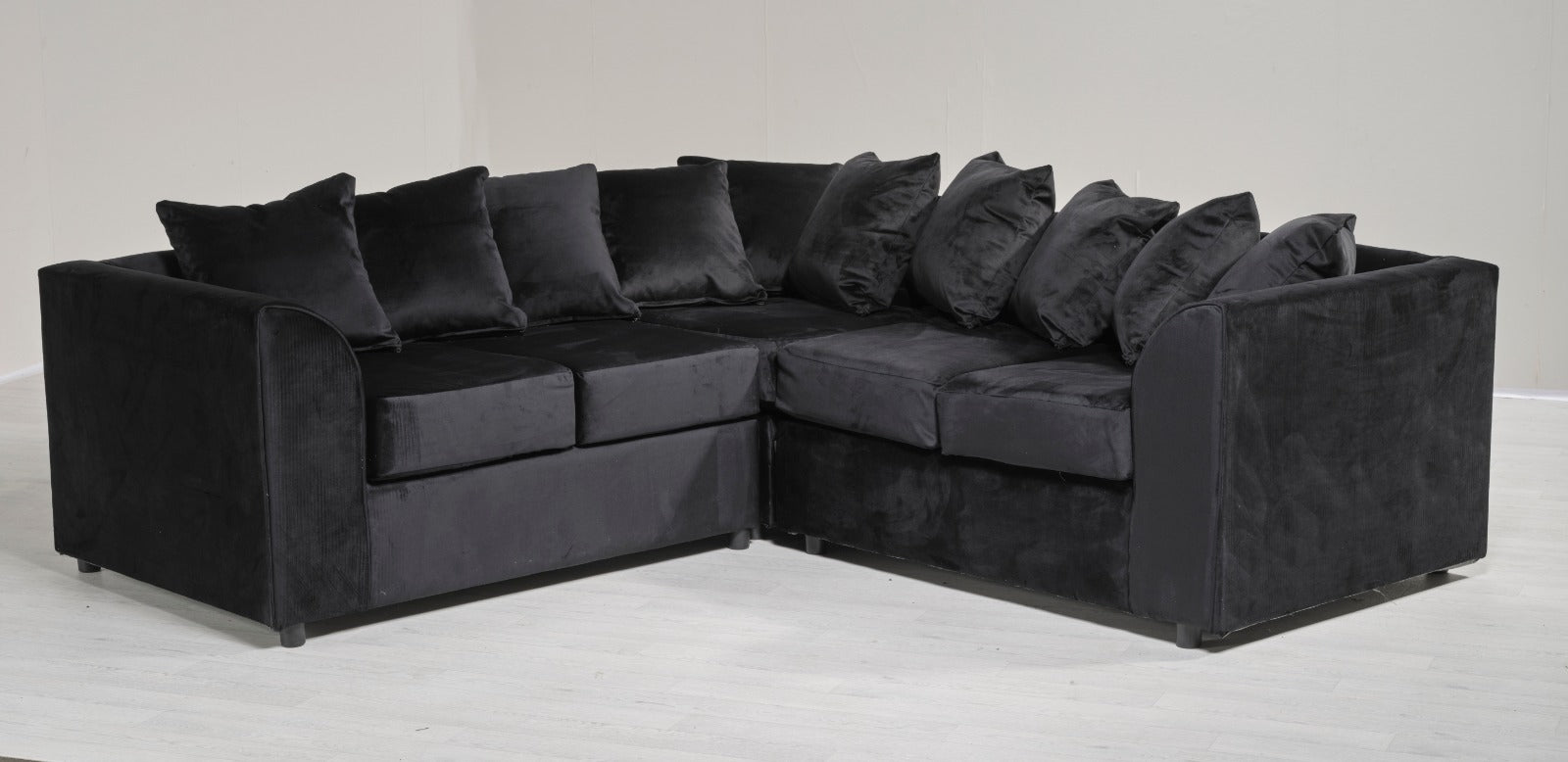 Jasper Corded Corner Sofa | Medium Size | Cosy Club Sofas