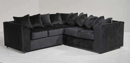 Jasper Corded Corner Sofa | Medium Size | Cosy Club Sofas