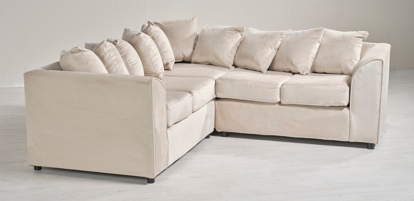Jasper Corded Corner Sofa | Medium Size | Cosy Club Sofas