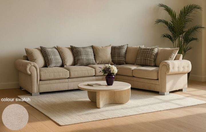 Verona Scatter Back Full Sofa Set
