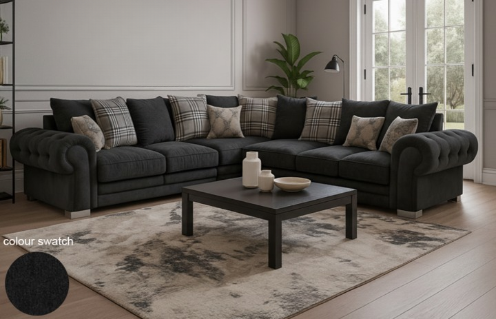 Verona Scatter Back Full Sofa Set