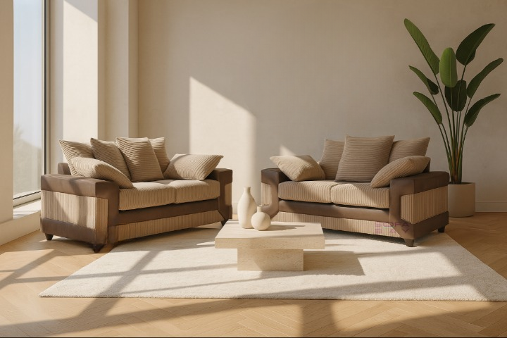 Dino Scatter Back Full Sofa Set