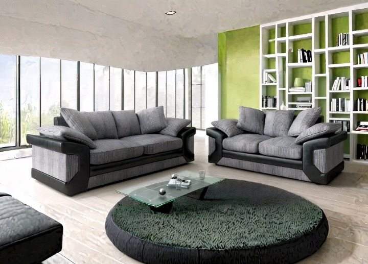 Dino Scatter Back Full Sofa Set