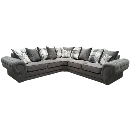 Verona Scatter Grey Fabric Corner Sofa