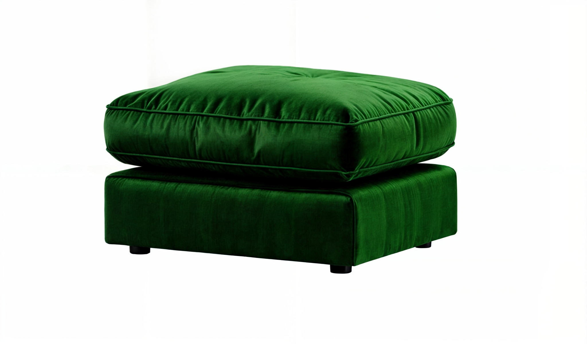 Bishop U Shape  Full back Sofa Plush velvet