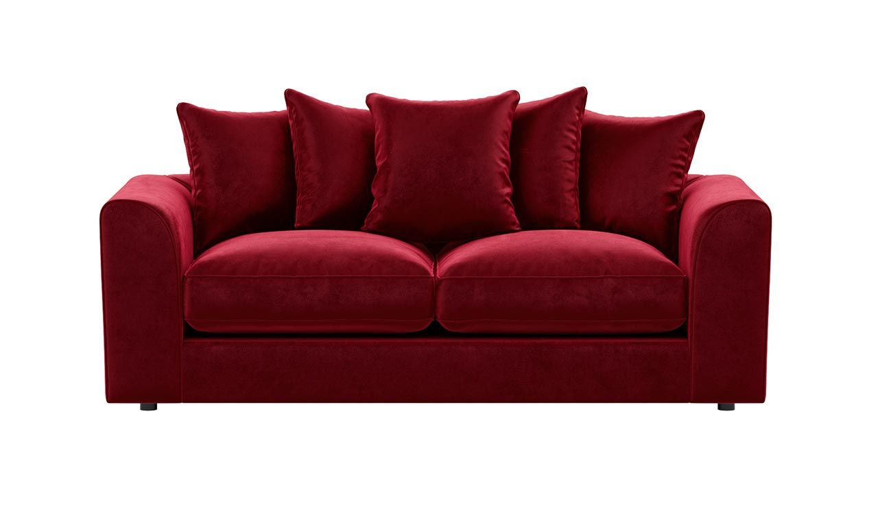 Dylan Scatter back | Plush Velvet Full Sofa Set