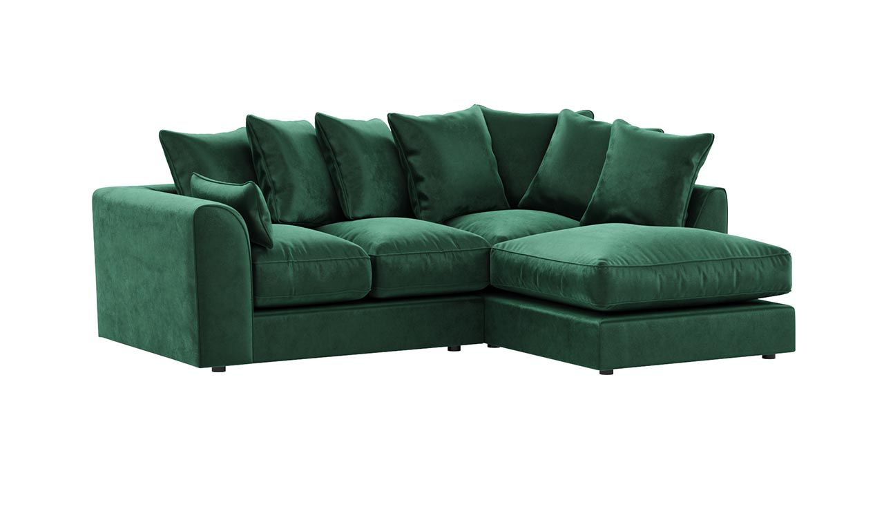 Dylan Scatter back | Plush Velvet Full Sofa Set