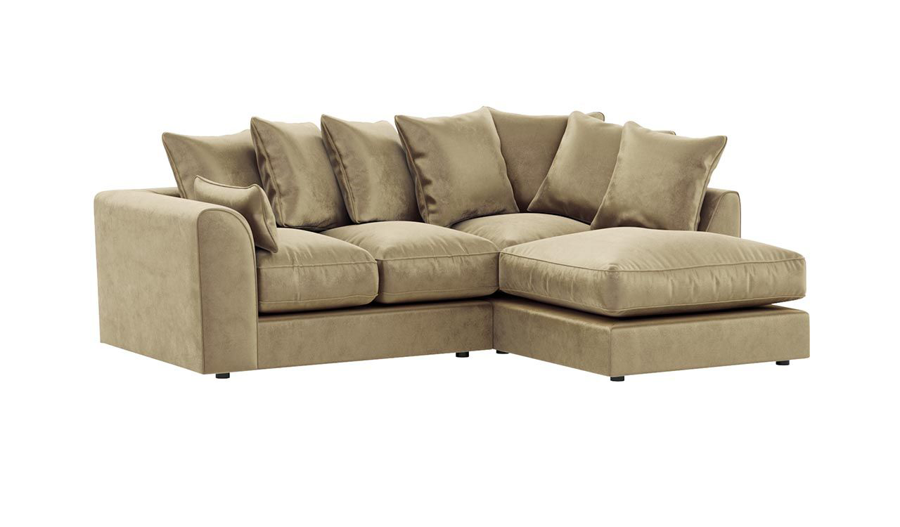 Dylan Scatter back | Plush Velvet Full Sofa Set