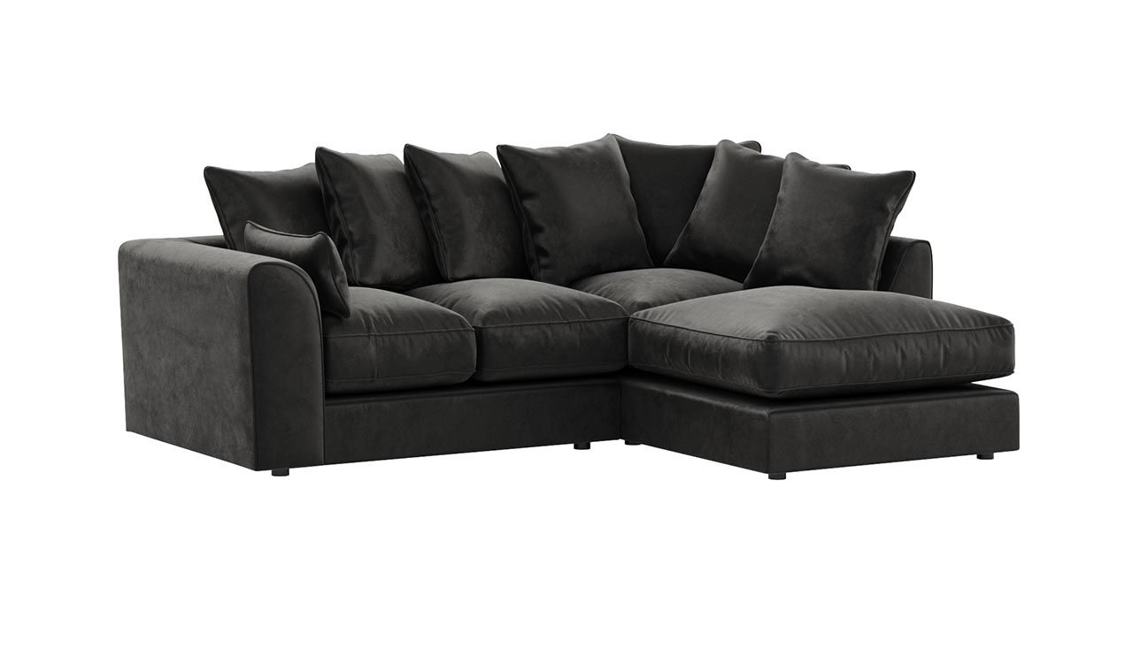Dylan Scatter back | Plush Velvet Full Sofa Set