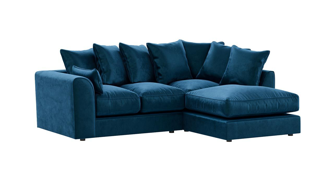 Dylan Scatter back | Plush Velvet Full Sofa Set