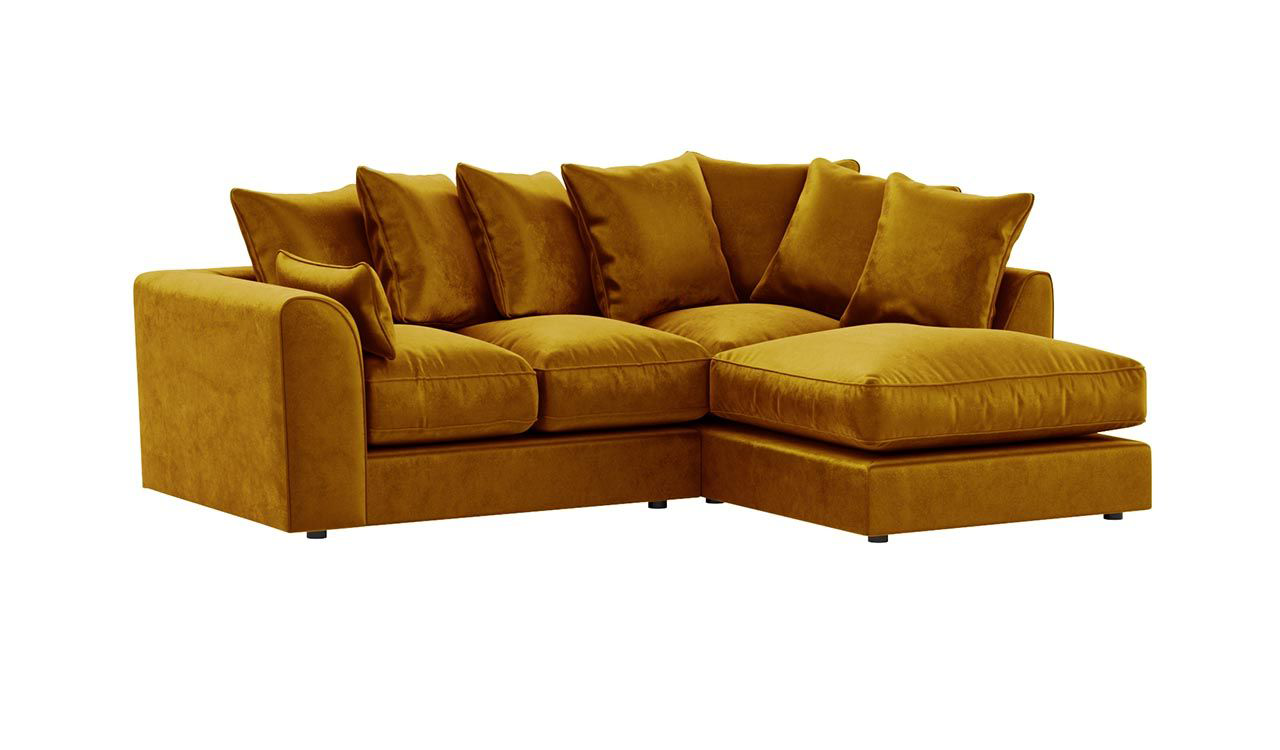 Dylan Scatter back | Plush Velvet Full Sofa Set