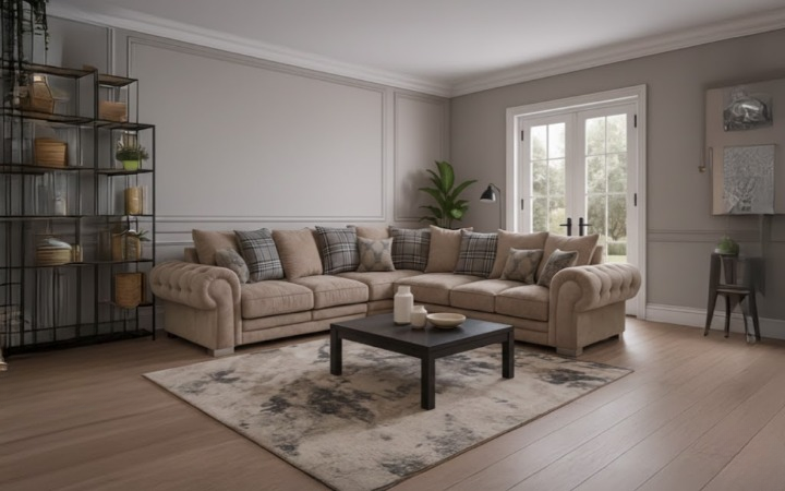 Verona Scatter Back Full Sofa Set